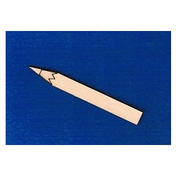 Kredka 7,5x0,8cm / SKLEJKA #3mm